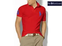 polo t-shirt style trois caracteres nouveaux,polo tee shirt sleeve short hommes femmes rouge bleu